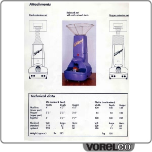 First robotic basketball training technology